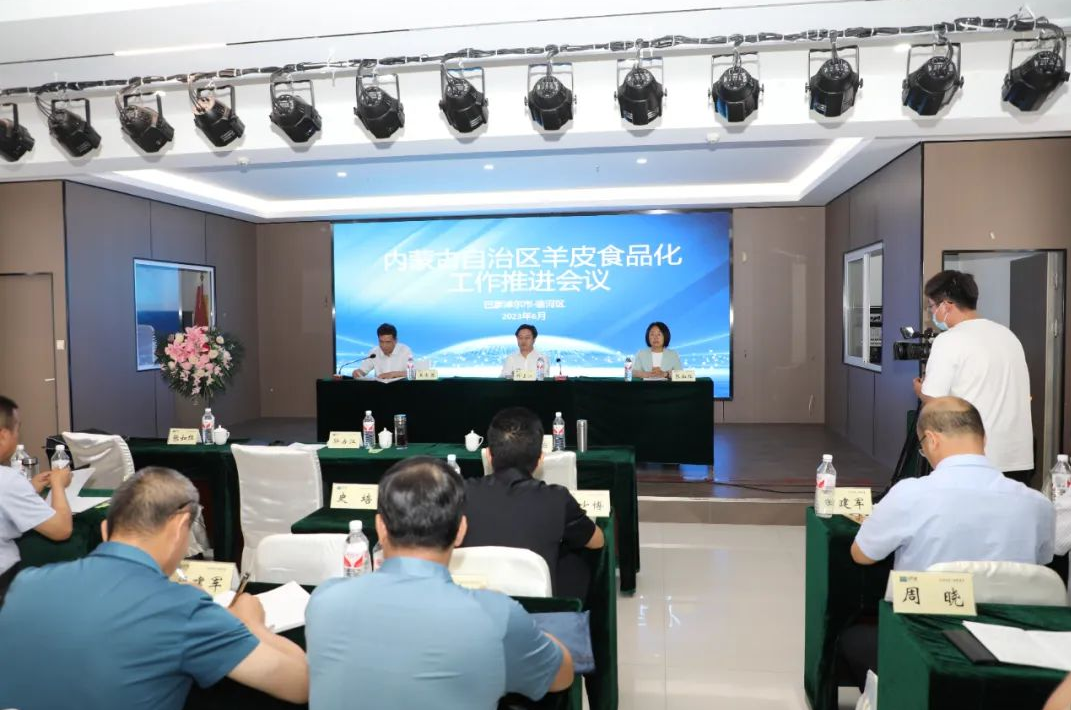 全區(qū)羊皮食品化工作現場調度推進會在巴彥淖爾市召開